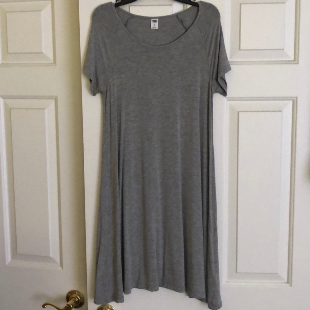 Grey Old Navy T-Shirt Dress